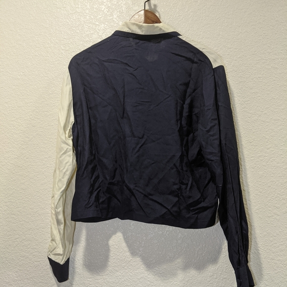 NWOT Vintage Tower Hill Blue and White Top - Picture 3 of 4